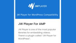 AMPforWP JW Player Compatibility for AMP WordPress Plugin