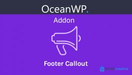 OceanWP - Ocean Footer Callout WordPress Plugin