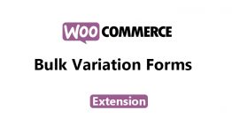 WooCommerce - Bulk Variation Forms WooCommerce Extension