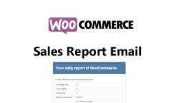 WooCommerce - Sales Report Email WooCommerce Extension