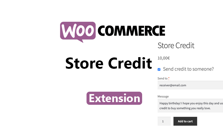 WooCommerce - Store Credit WooCommerce Extension