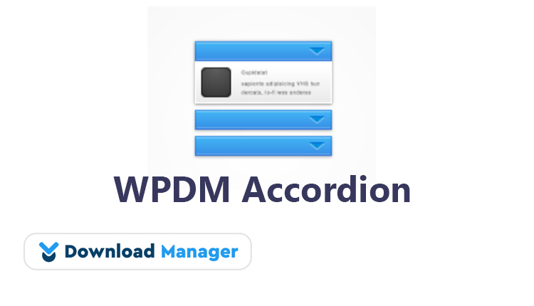 Download Manager Accordion Addon WordPress Plugin