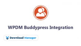 Download Manager Buddypress Integration Addon WordPress Plugin