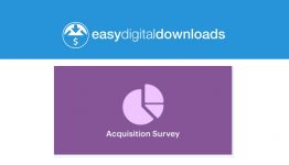 Easy Digital Downloads - Acquisition Survey WordPress Plugin