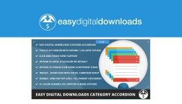 Easy Digital Downloads - Category Accordion WordPress Plugin