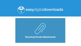 Easy Digital Downloads - Download Email Attachments WordPress Plugin