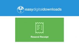 Easy Digital Downloads - Resend Receipt WordPress Plugin