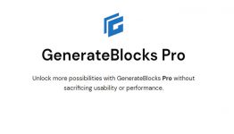 GeneratePress - GenerateBlocks Pro WordPress Plugin