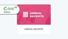 GiveWP Give - Annual Receipts WordPress Plugin