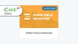 GiveWP Give - Form Field Manager WordPress Plugin