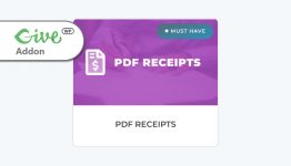GiveWP Give - PDF Receipts WordPress Plugin