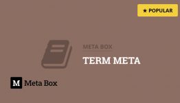 Meta Box MB Term Meta Addon WordPress Plugin