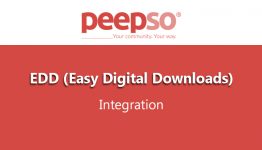 PeepSo EDD Easy Digital Downloads Integration WordPress Plugin