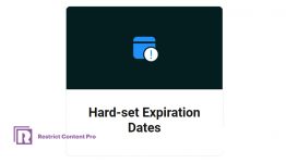 Restrict Content Pro Hard-set Expiration Dates WordPress Plugin