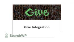 SearchWP Give Integration WordPress Plugin