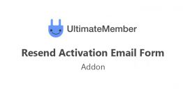 Ultimate Member Resend Activation Email Form WordPress Plugin