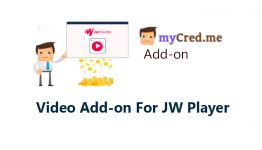 myCred - Video Add-on For JW Player WordPress Plugin