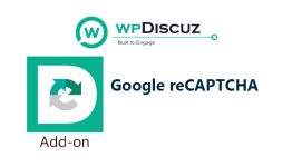 wpDiscuz - Google reCAPTCHA Addon WordPress Plugin