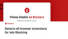 DeBlocker Anti AdBlock WordPress Plugin Codecanyon