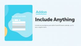 EventON Include Anything Addon WordPress Plugin