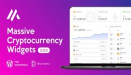 Massive Cryptocurrency Widgets Crypto WordPress Plugin