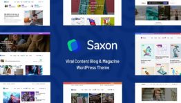 Saxon WordPress Theme Viral Content Blog & Magazine Marketing