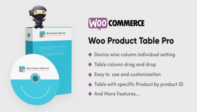 Woo Product Table Pro for WooCommerce WP Plugin
