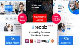 Reobiz Consulting Business WordPress Theme Latest Updates