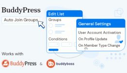 BuddyDev - BuddyPress Auto Join Groups WordPress Plugin
