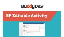 BuddyDev - BuddyPress Editable Activity WordPress Plugin