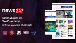 News247 News Magazine Premium WordPress Theme