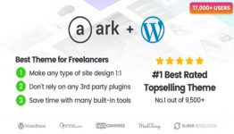 The Ark Premium WordPress Theme made for Freelancers