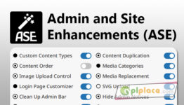 Admin and Site Enhancements (ASE) Pro Premium WordPress Plugin