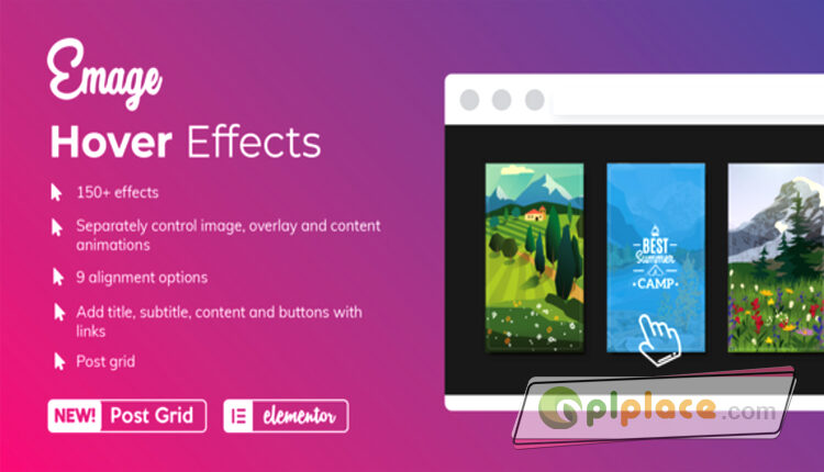 Emage Image Hover Effects for Elementor WP Plugin