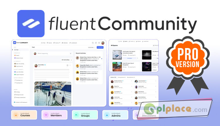 Fluent Community Pro Premium WordPress Plugin