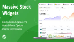 Massive Stock Widgets Financial Market WordPress Plugin