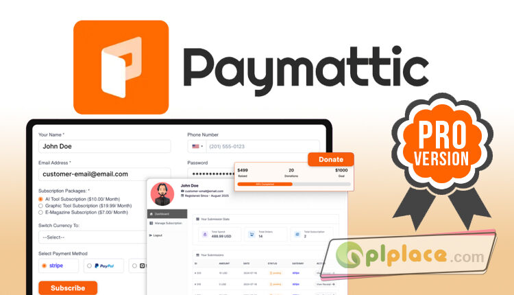 Paymattic Pro Premium WordPress Plugin
